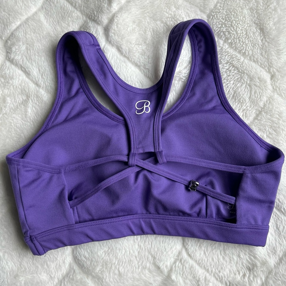 Bombshell Sportswear Skull Crusher Bra - Royal Purple - M - Picture 2 of 4